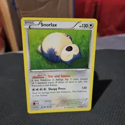 Snorlax Pokemon TCG XY Flashfire Non-Holo Rare Card #80/106 - Image 1