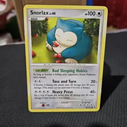 Snorlax Pokemon TCG Rising Rivals Common Card #81/111 DMG - Image 1