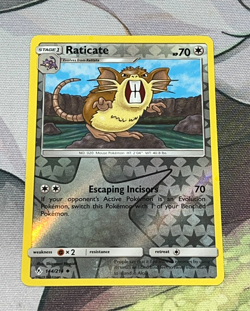 Raticate 144/214 2019 Unbroken Bonds Reverse Holo Pokemon Card NM - Image 1