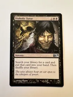Diabolic Tutor - MTG Core Set 2014 - LP - Image 1