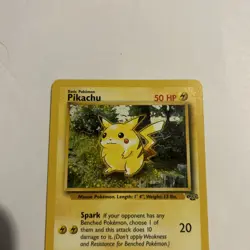 Pikachu Pokemon Card, 1995, 60/64, VGC, Basic, Look, - Image 3