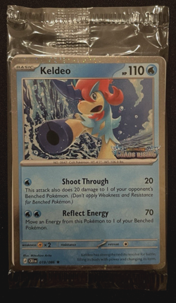 Pokemon Keldeo Chaos Rising 019/086 Stamped Best Buy Promo Sealed - Image 1