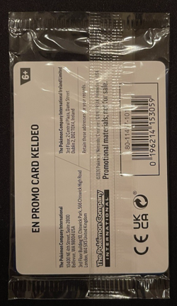 Pokemon Keldeo Chaos Rising 019/086 Stamped Best Buy Promo Sealed - Image 2