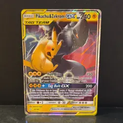 The Pokemon Company Pikachu & Zekrom GX 33/181 Team Up Ultra Rare Holo ENG 240 - Image 1