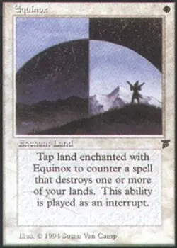 Heavy Play, Italian MTG Regular Equinox Legends Magic the Gathering - Image 1