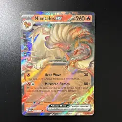 Pokemon Ninetales EX 038/165 Scarlet & Violet 151 Double Rare Holo 260 HP - Image 1
