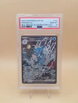 2024 POKEMON SVP EN-SV BLACK STAR PROMO #131 KINGDRA EX PSA 10 - Image 1