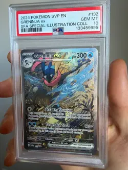 2024 POKEMON SVP SPECIAL ILLUSTRATION PROMO #132 GRENINJA EX PSA 10 - Image 1