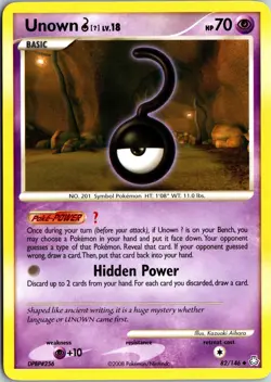 Unown [U] 82/146 Uncommon Legends Awakened Pokemon Near Mint - Image 1