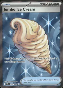 Jumbo Ice Cream 109/086 Ultra Rare ME04: Chaos Rising Pokemon Near Mint - Image 1