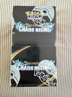 Pokemon TCG CHAOS RISING Half Booster Box (18 Packs) New and Sealed - Image 1