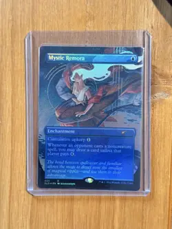 Magic: The Gathering Foil Mystic Remora Borderless Japan - Image 1