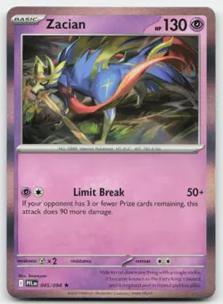 Zacian - 045/094 #45/94 (Holo) (NM) ME02: Phantasmal Flames PFL Pokemon - Image 1
