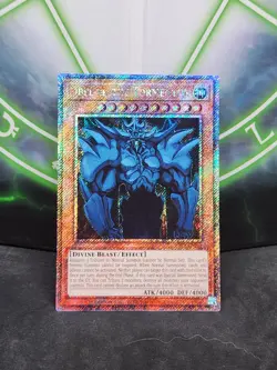 Yugioh Obelisk the Tormentor RA04-EN116 Platinum Secret Rare 1st Edition NM - Image 1