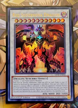 Red Supernova Dragon (Ultra Rare) - GFTP-EN045 - Yu-Gi-Oh TCG - Image 1