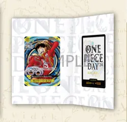 JAP One Piece Day 24 - Sealed Collection Limited Promo Monkey Luffy OP07-109 DON - Image 2