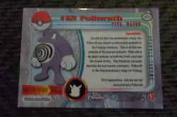 2000 Topps Chrome Holo Sparkle Pokemon card # 62 Poliwrath - Image 3