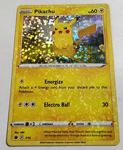 PROMO Pikachu 7/15 Holo McDonald’s 2022 Pokemon Card TCG MASSIVE BLEED ERROR - Image 1