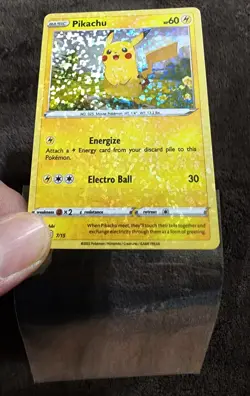 PROMO Pikachu 7/15 Holo McDonald’s 2022 Pokemon Card TCG MASSIVE BLEED ERROR - Image 4