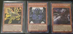 GOD CARD RA SLIFER OBELISK Set TN19 2019 Mega Tin Prismatic Secret Rare YUGIOH - Image 1