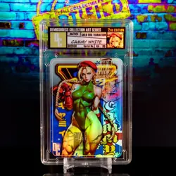 Cammy Waifu Trading Card Limited SLAB Encased #/99 Demigoddess Street Fighter - Image 2