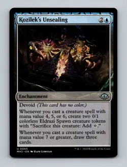 Kozilek's Unsealing Modern Horizons 3 Non-Foil MTG NM - Image 1