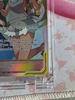 Pokemon TCG Cosmic Eclipse Mallow & Lana 231/236 Full Art Holo TAG TEAM UR EN - Image 5
