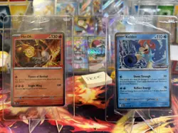 Pokemon TGC Ho-Oh GameStop Promo Stamped Sealed & Keldeo Chaos Rising Stamped - Image 1
