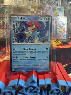 Pokemon TGC Ho-Oh GameStop Promo Stamped Sealed & Keldeo Chaos Rising Stamped - Image 4