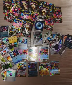 Pokemon XXL BUNDLE HITS All Fresh Pulled and Hits Are Sleeved Near Mint NM - Image 1