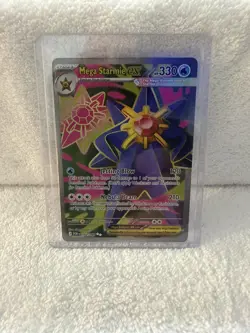 Mega Starmie ex 102/088 Ultra Rare Perfect Order Pokemon NM - Image 1