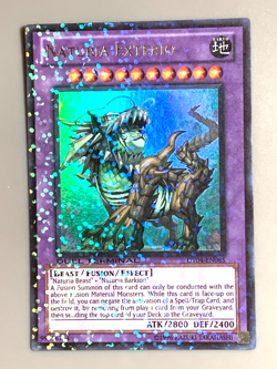 yugioh Naturia Exterio DT04-EN085 Ultra Parallel Rare Near Mint - Image 3