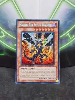 Yugioh Malefic Red-Eyes B. Dragon YMP1-EN001 Secret Rare NM - Image 1