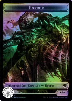 MTG Horror - Thrull Token (10 // 5) | NM Foil | Commander Legends (CMR) - Image 1