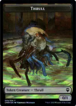 MTG Horror - Thrull Token (10 // 5) | NM Foil | Commander Legends (CMR) - Image 3