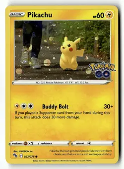 Pikachu 027/078 Holo Promo Miscellaneous Cards & Products Pokemon Holo LP - Image 1