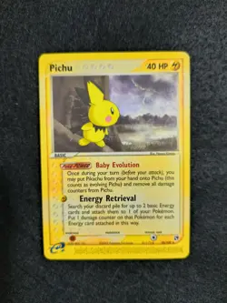 Pokemon Pichu TCG Card 20/100 EX Sandstorm Regular Rare - Image 1