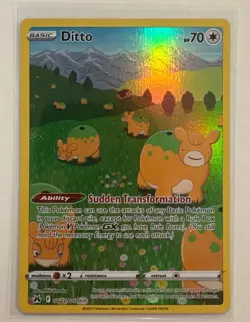 Ditto GG22/GG70 Crown Zenith Galarian Gallery Holo Card - Image 1