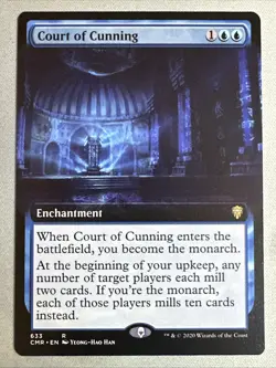 MTG / Court of Cunning / CMR / #633 / Regular (Extended Art) / Rare / NM - Image 1
