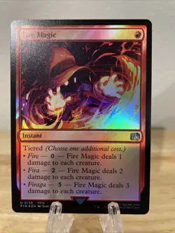 MTG Fire Magic FOIL #0136 Final Fantasy Uncommon NM/M - Image 1