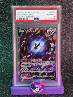 PSA 10 LUMINEON V 2023 Pokemon #GG39/GG70 Galarian Gallery FULL ART - Image 1