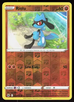 Riolu 071/159 Common Crown Zenith Pokemon Reverse Holo Lightly Played - Image 1