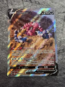 Pokemon TCG Drapion V Crown Zenith Holo Card GG49/GG70 Rare - Image 1
