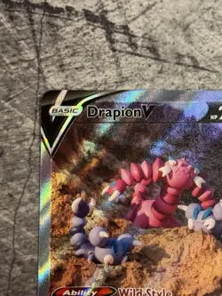 Pokemon TCG Drapion V Crown Zenith Holo Card GG49/GG70 Rare - Image 2