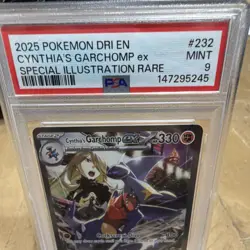 Pokemon TCG Cynthia's Garchomp ex 232/182 SIR Holo ENG PSA 9 - Image 2