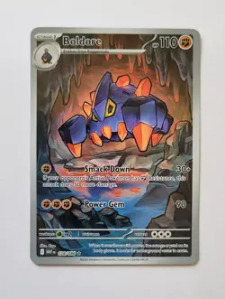 Pokemon Boldore Holo 128/086 Sv: White Flare Illustration Rare Stage 1 110 - Image 1