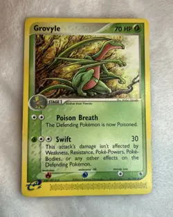 Grovyle 31/109 Ruby and Sapphire Regular Pokemon TCG LP Vintage - Image 1