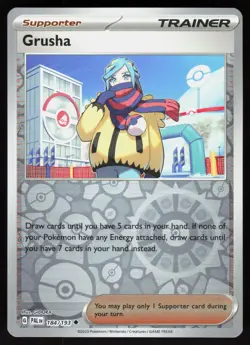 Grusha 184/193 Uncommon Paldea Evolved Pokemon Reverse Holo Near Mint - Image 1