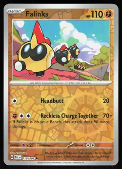 Falinks 119/193 Common Paldea Evolved Pokemon Reverse Holo Near Mint - Image 1