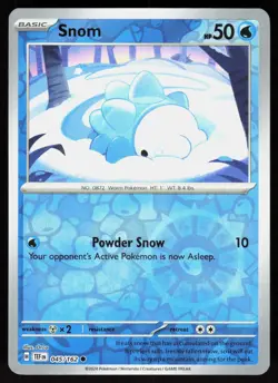 Snom 045/162 Common Temporal Forces Pokemon Reverse Holo Near Mint - Image 1